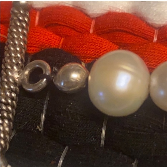 Retro?Fur hat Sears Millinery & Pearl 925 bracelet 10” main image 6